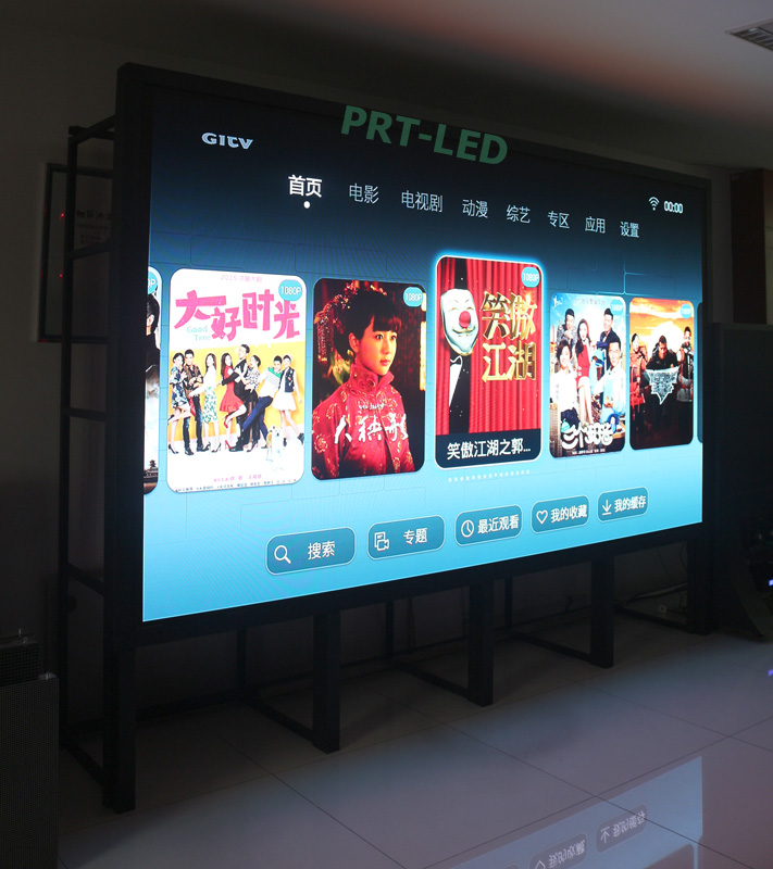 Mural de video de alta resolución P1.667 LED TV para exhibición en interiores