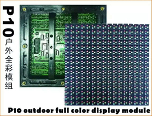 Pantalla LED de ahorro de energía DIP P10 a todo color / pantalla de video (voltaje 3.8V)