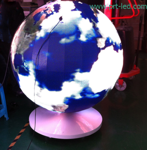 Pantalla de visualización de esfera / esfera de video P4.8 LED personalizada (diámetro de 1800 mm)